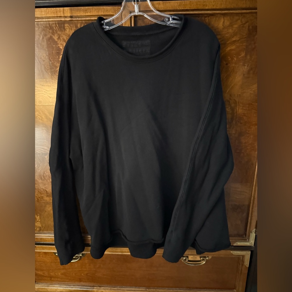 Frank & Eileen Black Anna Sweatshirt Size Large - Picture 3 of 5